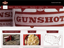 Tablet Screenshot of gunshotsauce.com